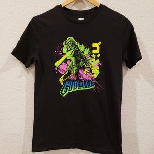 Godzilla Black T-Shirt Kids Size XL